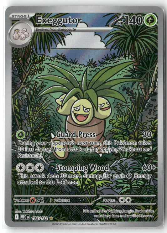 Exeggutor Illustration Rare ME01: Mega Evolution 135/132 NM