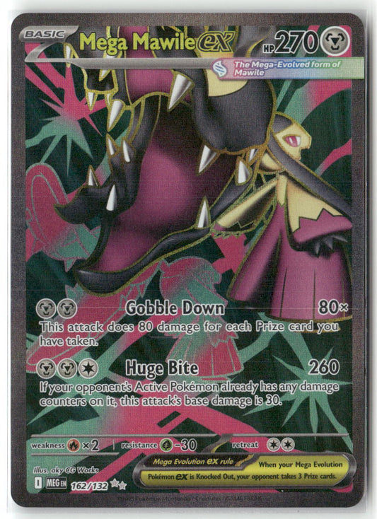 Mega Mawile ex Ultra Rare ME01: Mega Evolution 162/132 NM