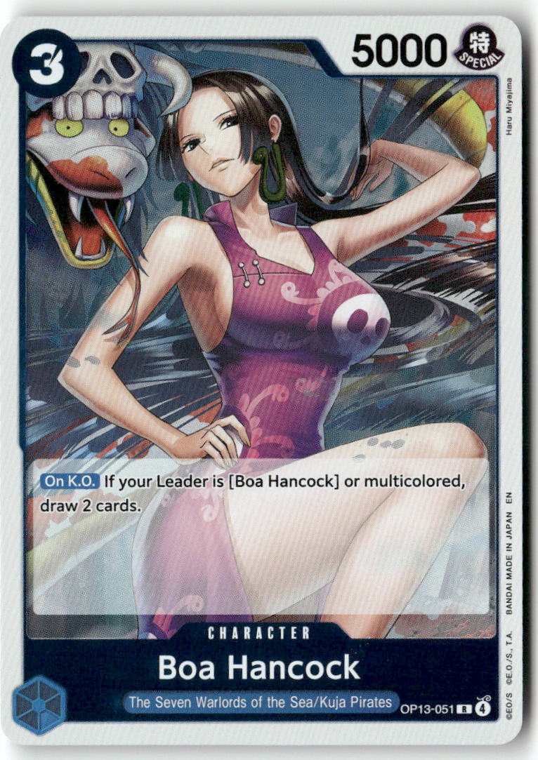 Boa Hancock R Carrying On His Will OP13-051 NM
