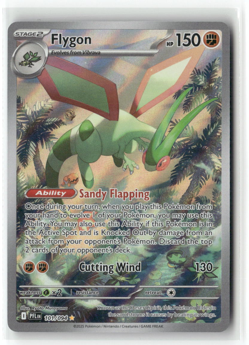 Flygon Illustration Rare ME02: Phantasmal Flames 101/094 NM