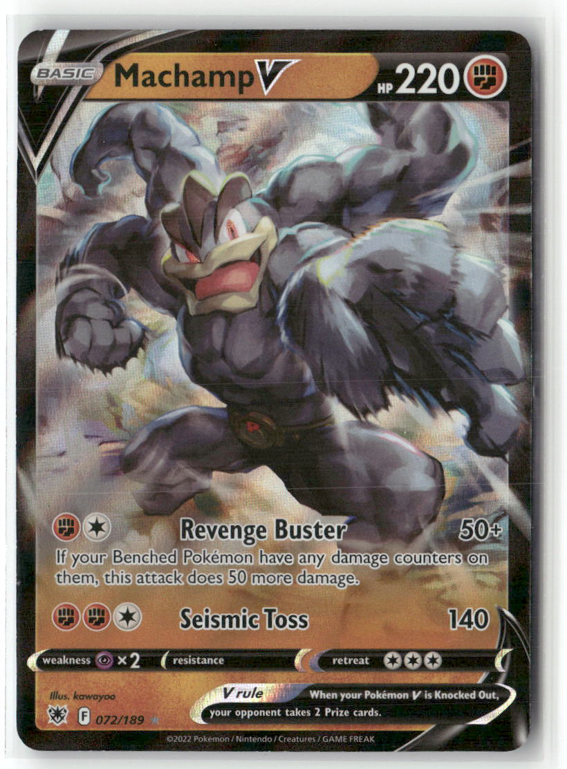 Machamp V Ultra Rare SWSH10: Astral Radiance 072/189 NM