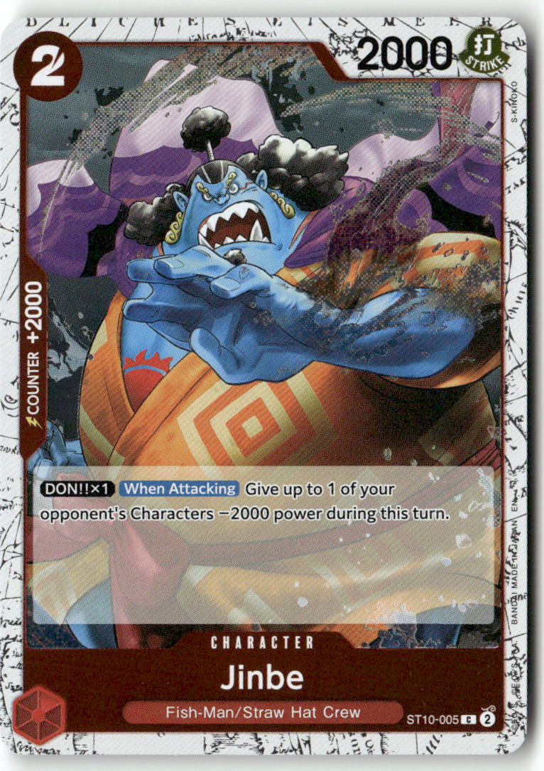 Jinbe -  (Pirate Foil) C Premium Booster -The Best- Vol. 2 ST10-005 NM