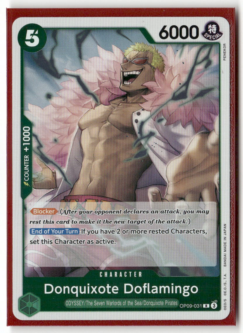 Donquixote Doflamingo R Emperors in the New World OP09-031 NM