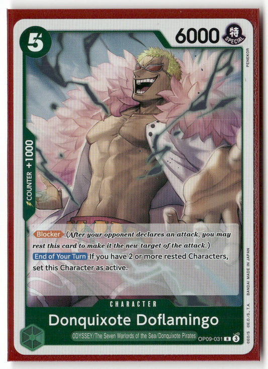 Donquixote Doflamingo R Emperors in the New World OP09-031 NM