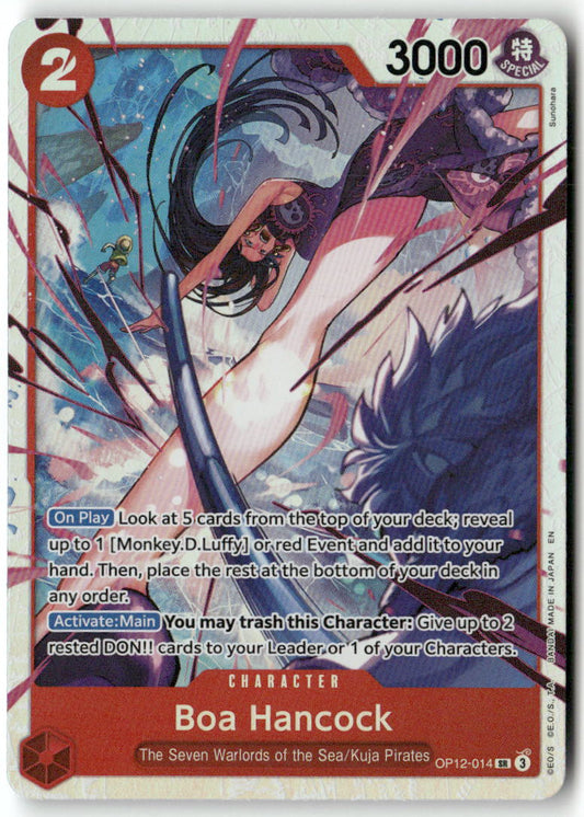 Boa Hancock SR Legacy of the Master OP12-014 NM