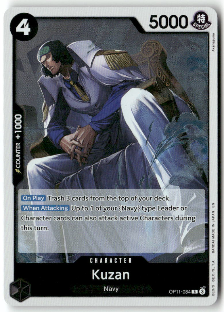 Kuzan R A Fist of Divine Speed OP11-084 NM