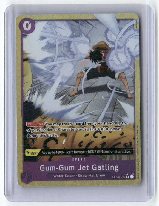 Gum-Gum Jet Gatling (Alternate Art) R Premium Booster -The Best- Vol. 2 OP03-072 NM