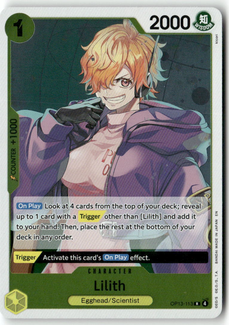 Lilith R Carrying On His Will OP13-113 NM