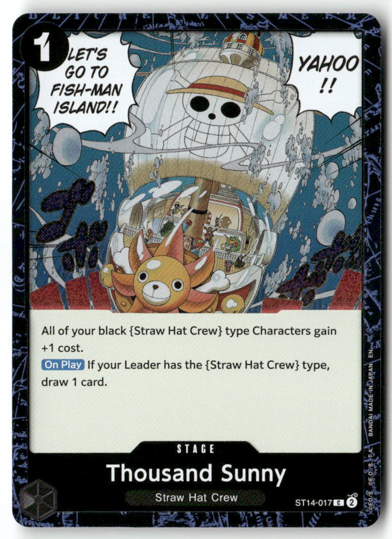 Thousand Sunny C Starter Deck 14: 3D2Y ST14-017 NM