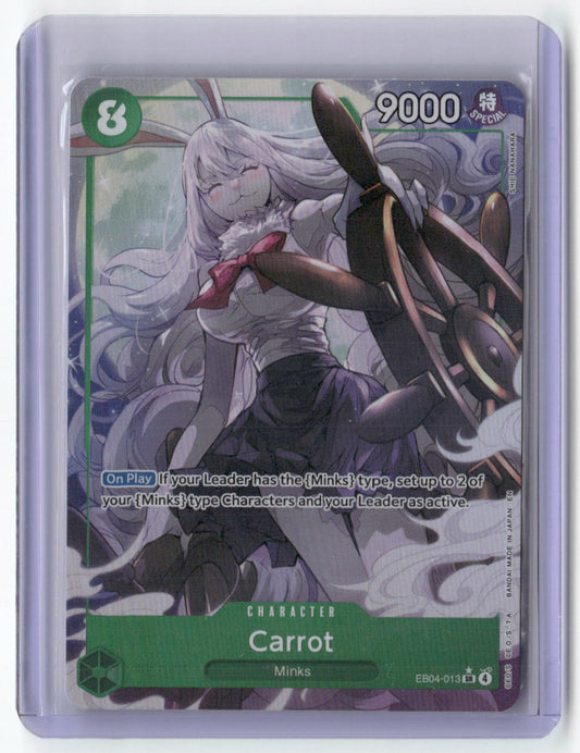 Carrot (Alternate Art) SR The Azure Sea's Seven EB04-013 NM