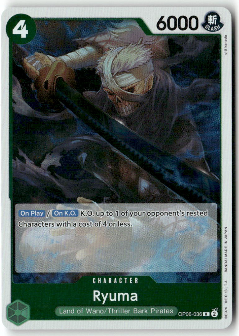 Ryuma (Judge Pack Vol. 4) R One Piece Promotion Cards OP06-036 NM