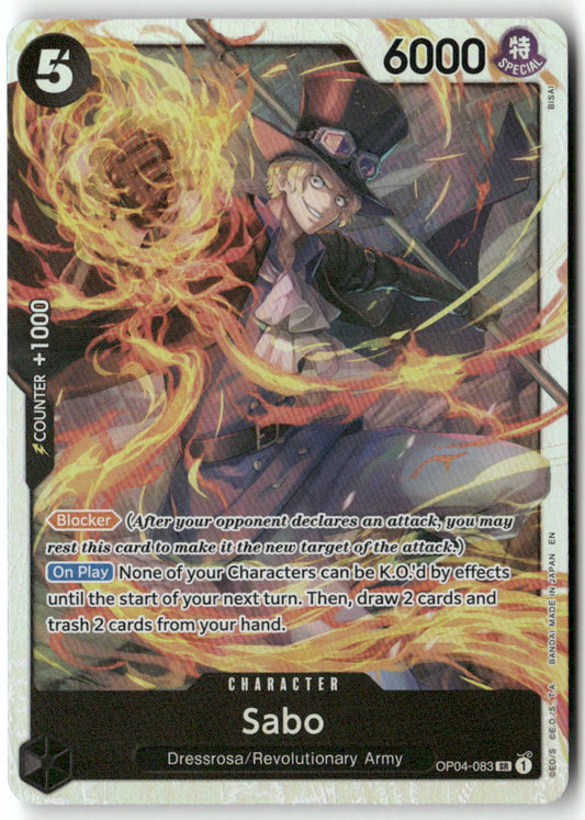 Sabo - (Reprint) SR Premium Booster -The Best- Vol. 2 OP04-083 NM