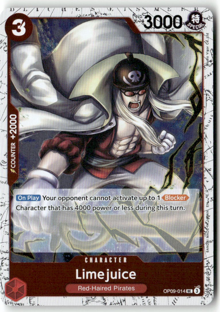 Limejuice (Pirate Foil) UC Premium Booster -The Best- Vol. 2 OP09-014 NM