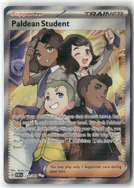 Paldean Student Ultra Rare SV: Paldean Fates 231/091 NM