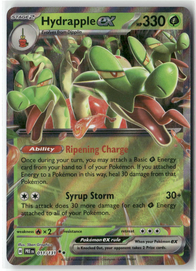 Hydrapple ex Double Rare SV: Prismatic Evolutions 011/131 NM