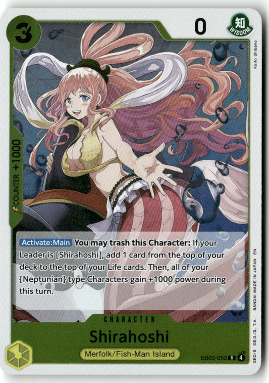 Shirahoshi R Extra Booster: One Piece Heroines Edition EB03-052 NM