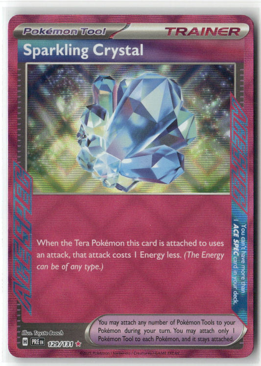 Sparkling Crystal ACE SPEC Rare SV07: Stellar Crown 142/142 NM