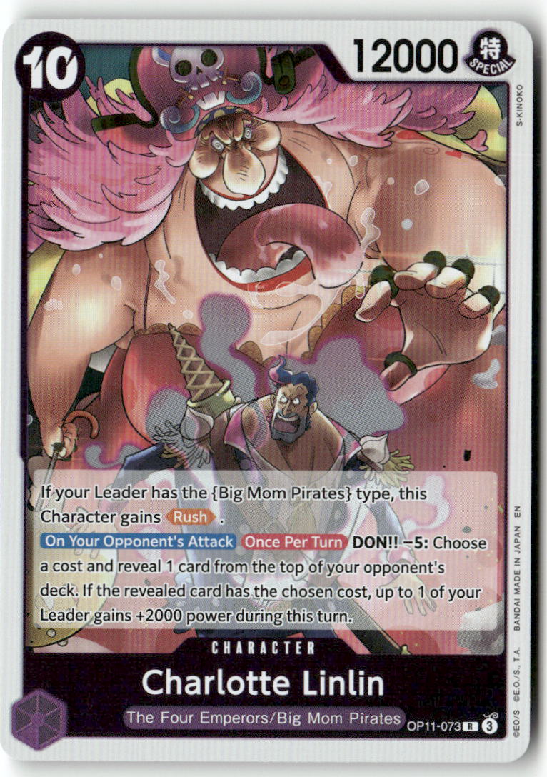 Charlotte Linlin R A Fist of Divine Speed OP11-073 NM