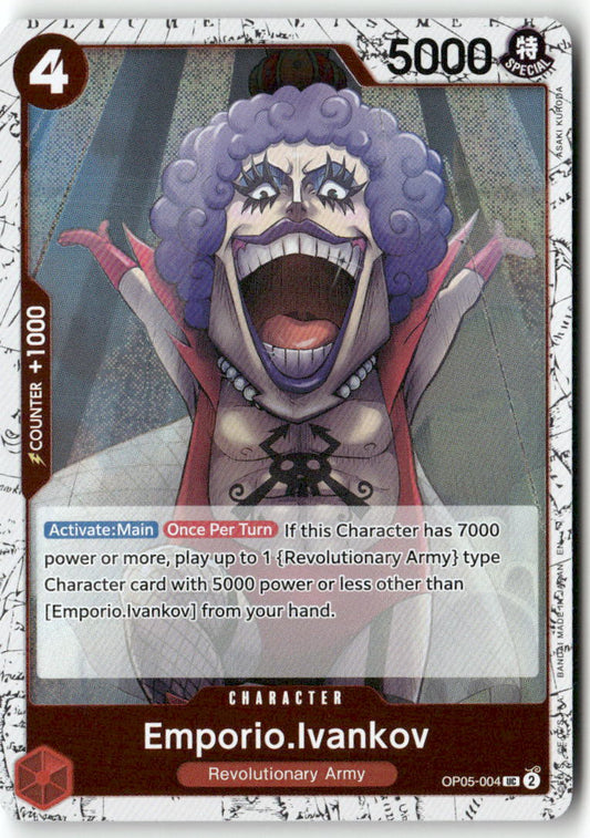 Emporio.Ivankov (Pirate Foil) UC Premium Booster -The Best- Vol. 2 OP05-004 NM