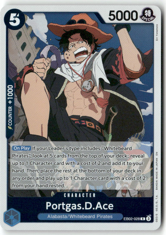 Portgas.D.Ace R Extra Booster: Anime 25th Collection EB02-028 NM