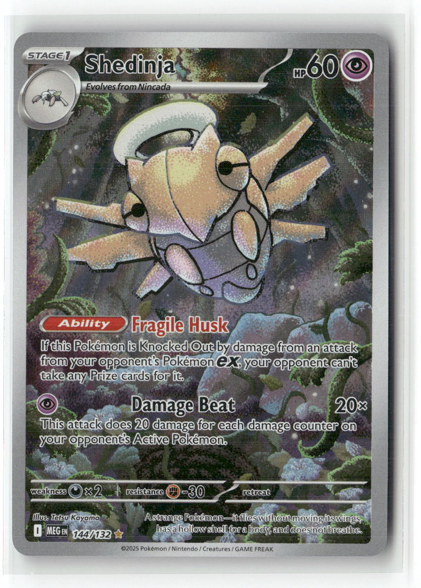 Shedinja Illustration Rare ME01: Mega Evolution 144/132 NM