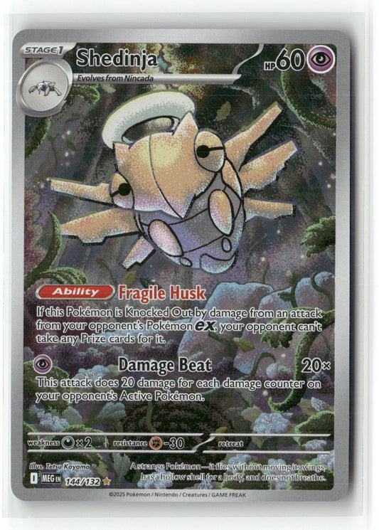 Shedinja Illustration Rare ME01: Mega Evolution 144/132 NM