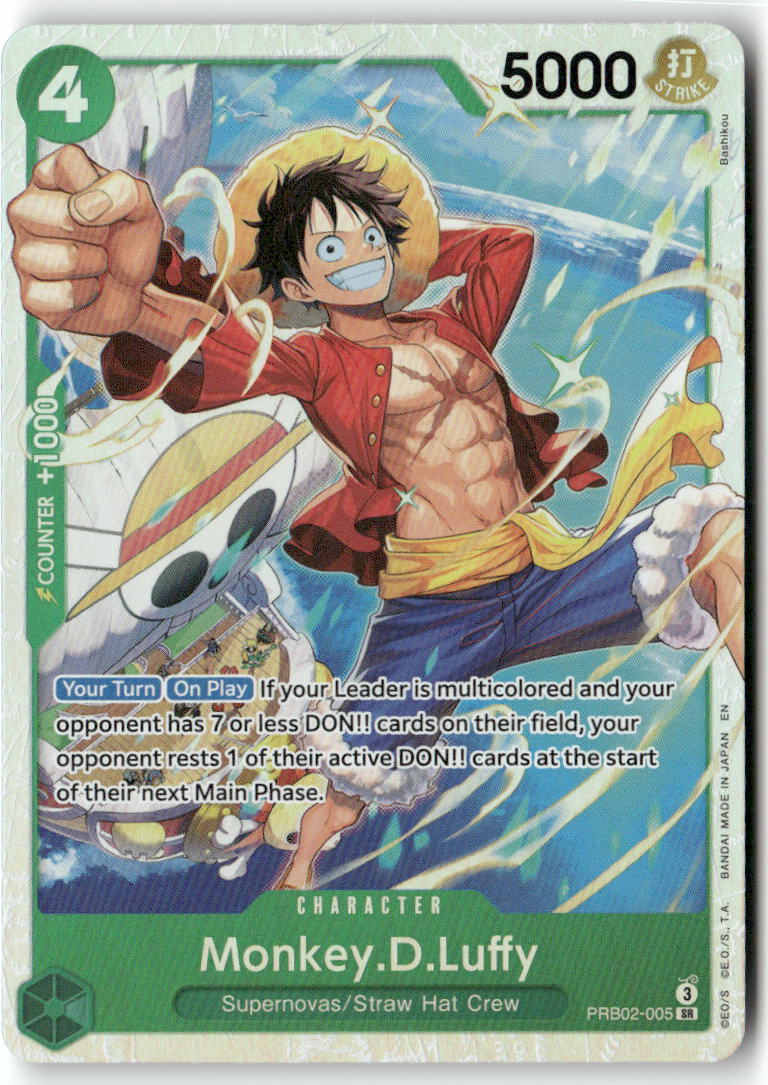 Monkey.D.Luffy SR Premium Booster -The Best- Vol. 2 PRB02-005 NM