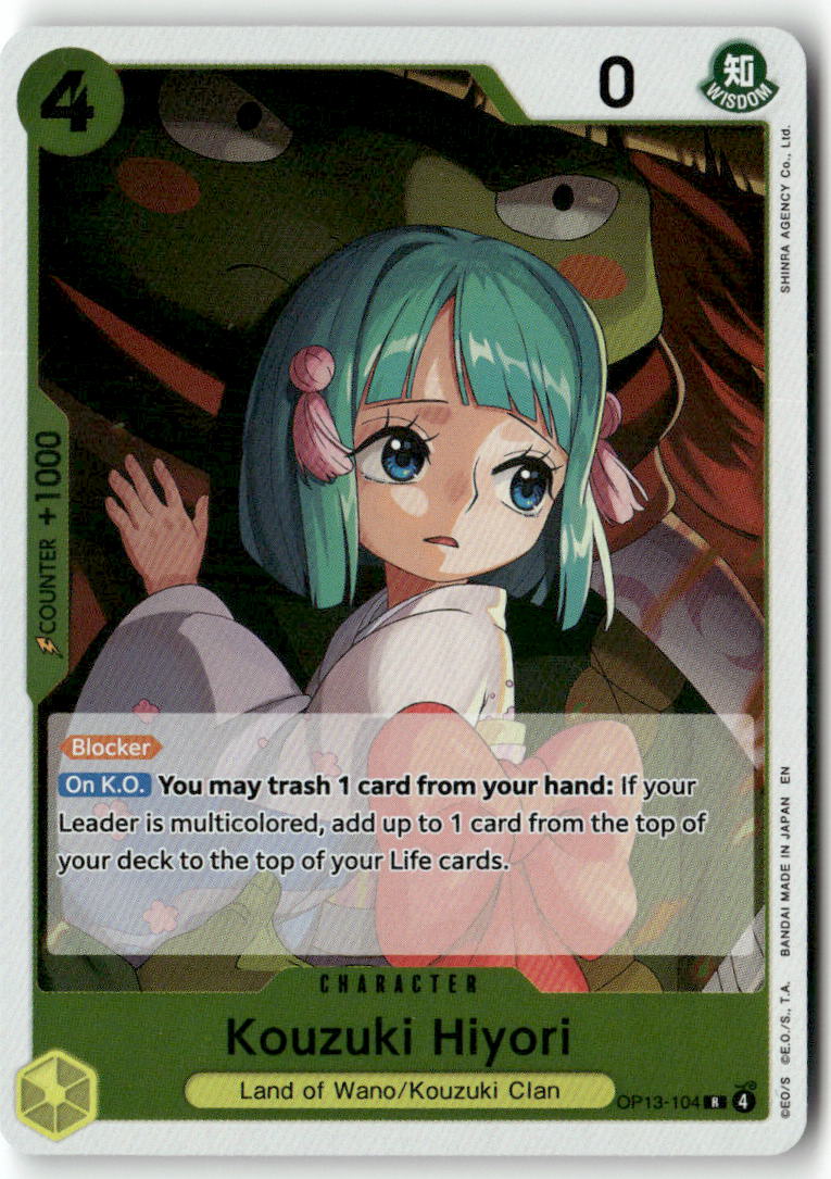 Kouzuki Hiyori R Carrying On His Will OP13-104 NM