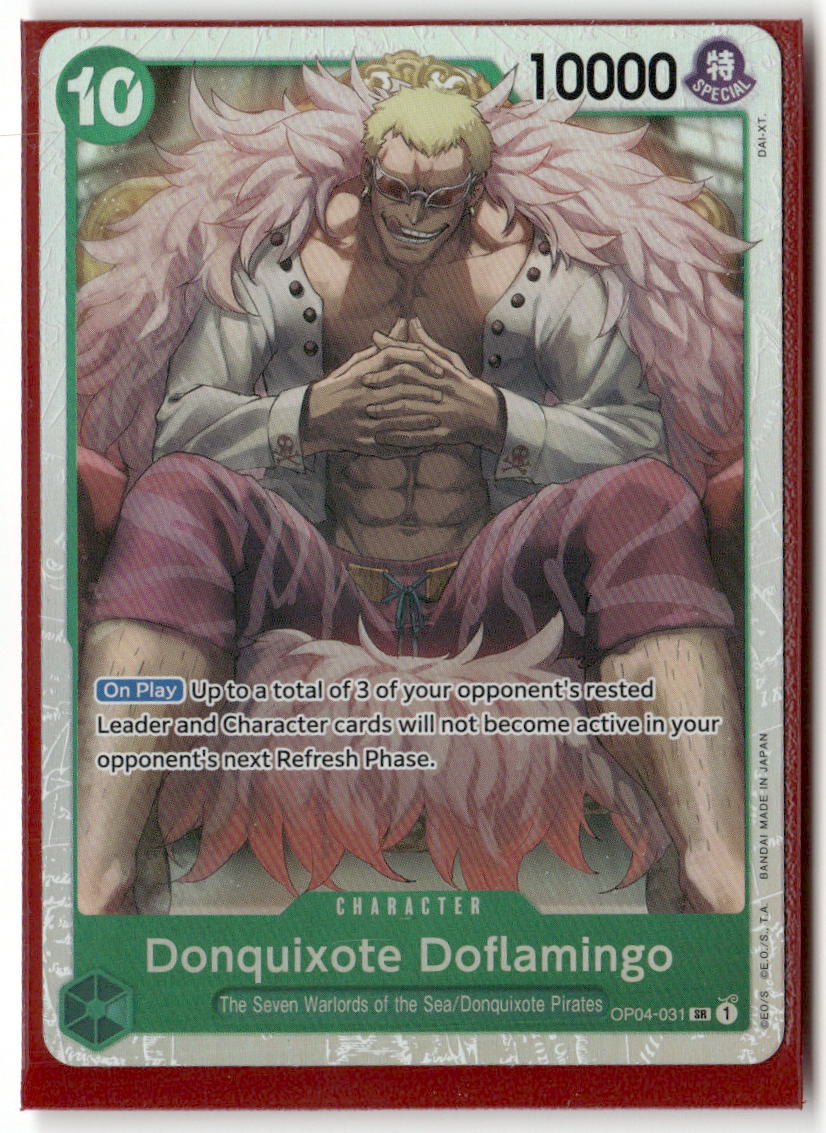 Donquixote Doflamingo (031) SR Kingdoms of Intrigue OP04-031 NM
