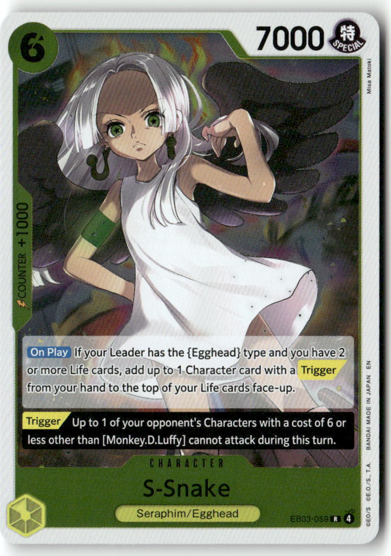 S-Snake R Extra Booster: One Piece Heroines Edition EB03-059 NM