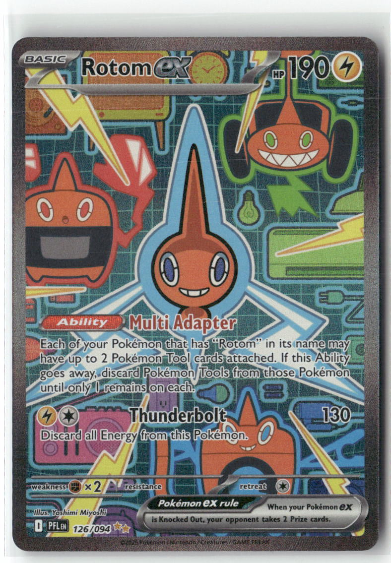 Rotom ex Special Illustration Rare ME02: Phantasmal Flames 126/094 NM