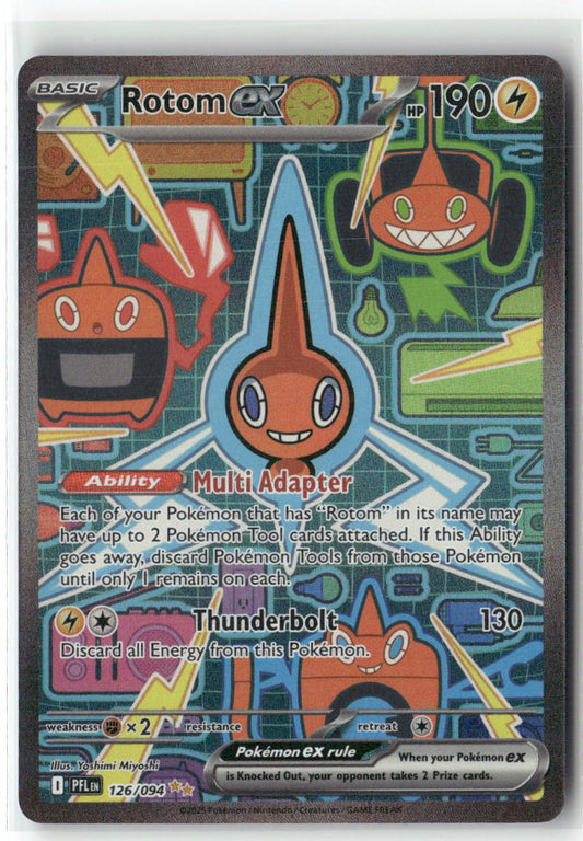 Rotom ex Special Illustration Rare ME02: Phantasmal Flames 126/094 NM