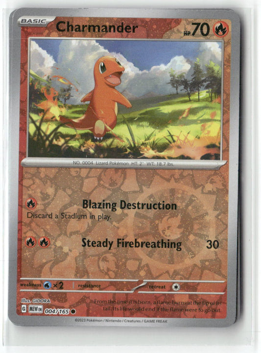 Charmander - (Reverse Cosmos Holo) (Costco Exclusive) Promo Miscellaneous Cards & Products 004/165 NM