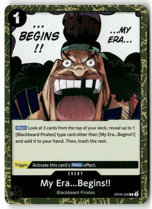 My Era...Begins!! (Reprint) R Premium Booster -The Best- Vol. 2 OP09-096 NM