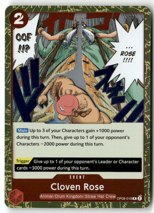 Cloven Rose R Two Legends OP08-018 NM