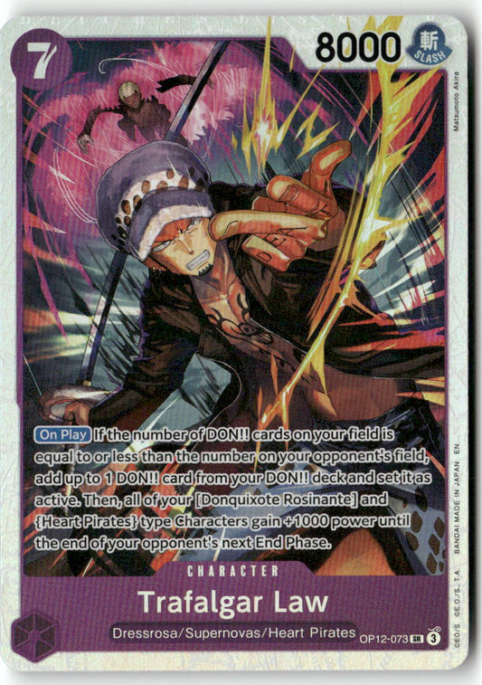 Trafalgar Law (073) SR Legacy of the Master OP12-073 NM