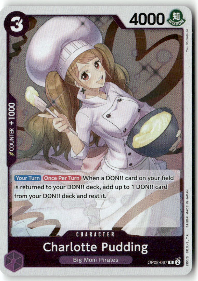 Charlotte Pudding (067) R Two Legends OP08-067 NM