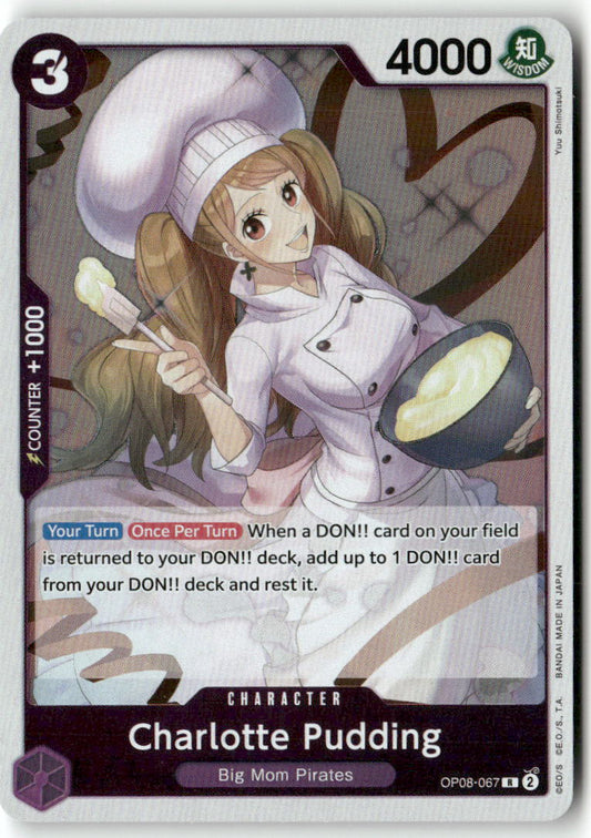 Charlotte Pudding (067) R Two Legends OP08-067 NM