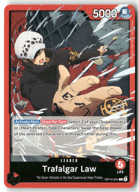 Trafalgar Law L The Azure Sea's Seven OP14-001 NM