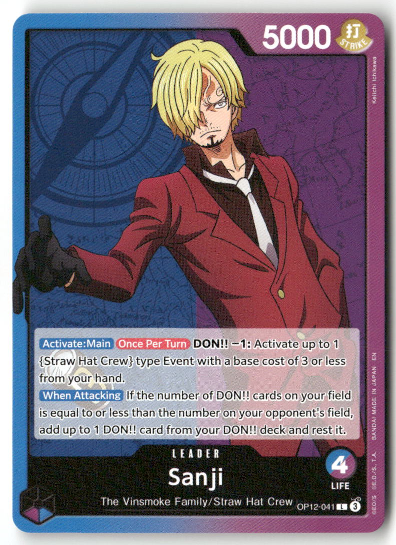 Sanji (041) L Legacy of the Master OP12-041 NM