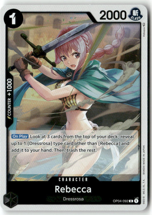 Rebecca (092) R Kingdoms of Intrigue OP04-092 NM