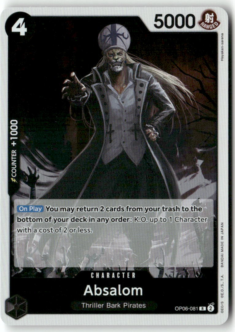 Absalom R Wings of the Captain OP06-081 NM