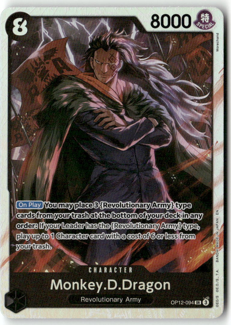 Monkey.D.Dragon SR Legacy of the Master OP12-094 NM
