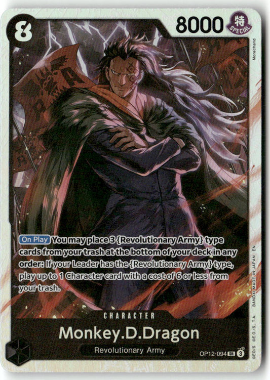 Monkey.D.Dragon SR Legacy of the Master OP12-094 NM