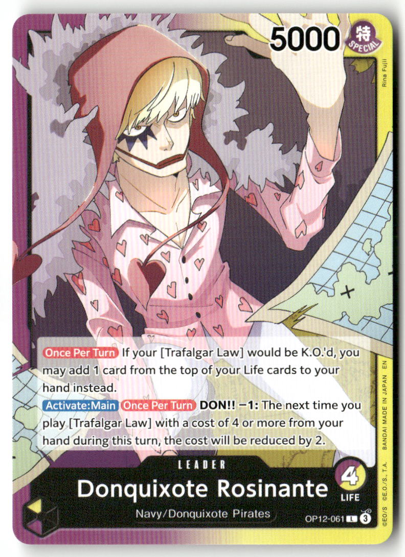 Donquixote Rosinante (061) L Legacy of the Master OP12-061 NM