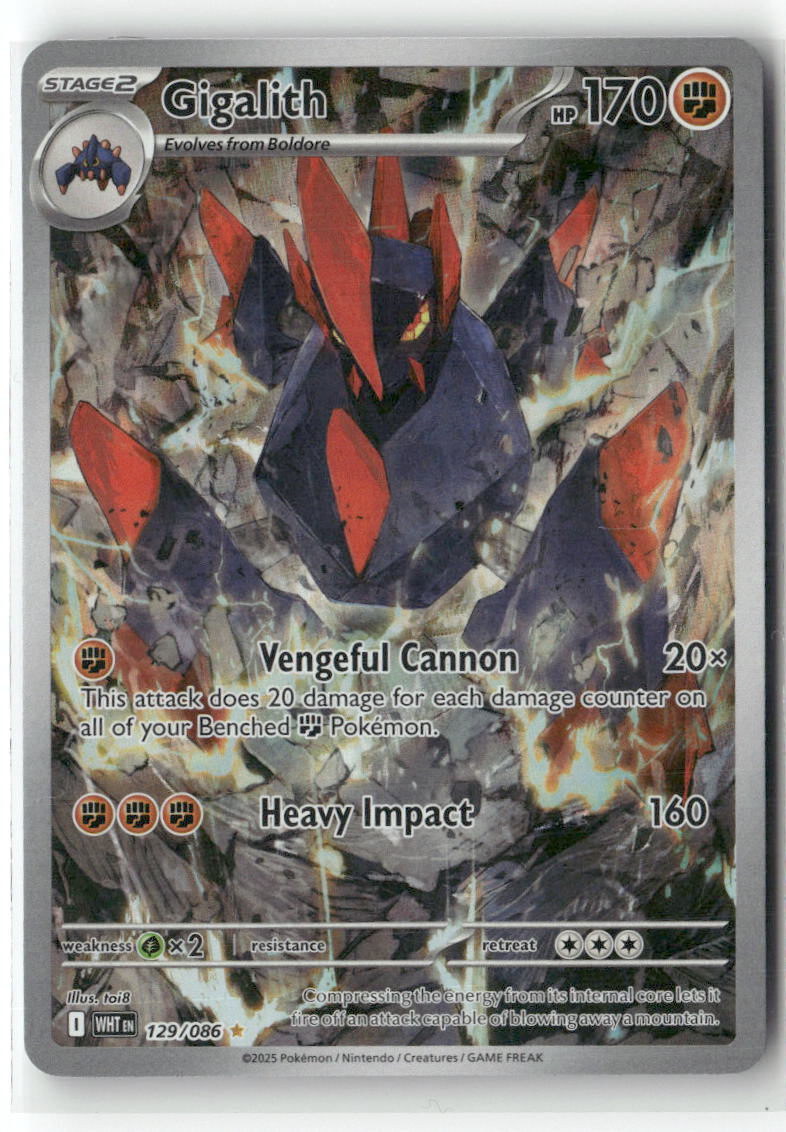 Gigalith Illustration Rare SV: White Flare 129/086 NM
