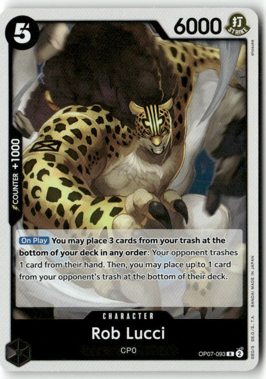 Rob Lucci (093) R 500 Years in the Future OP07-093 NM