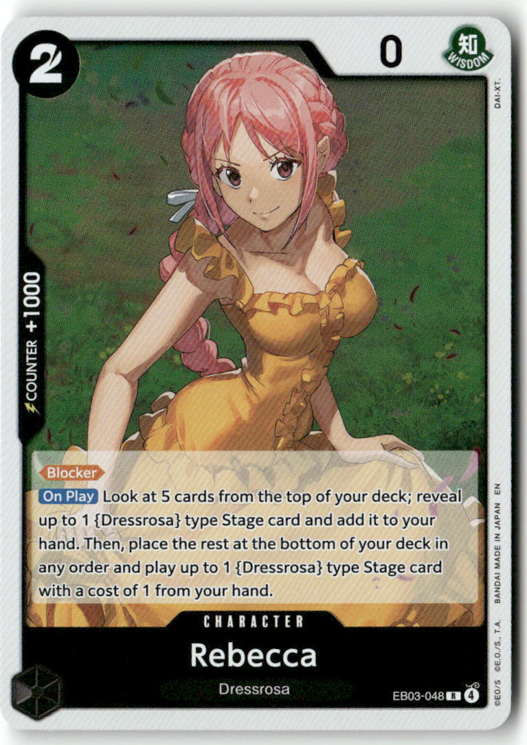 Rebecca R Extra Booster: One Piece Heroines Edition EB03-048 NM