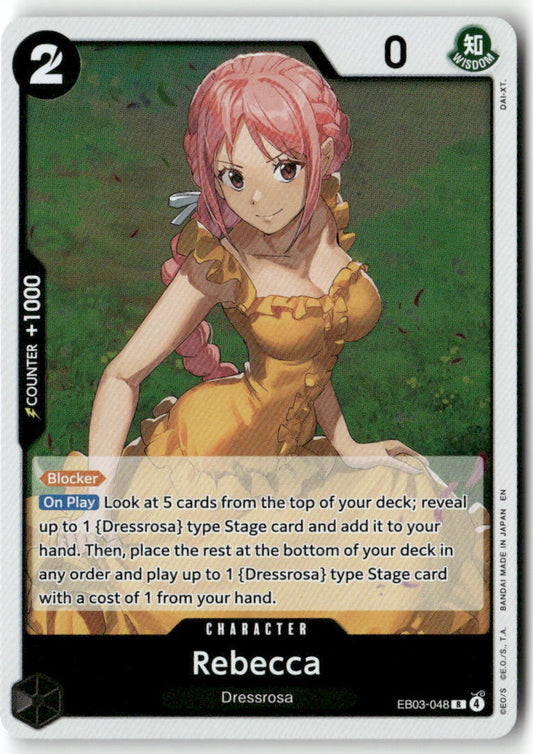 Rebecca R Extra Booster: One Piece Heroines Edition EB03-048 NM