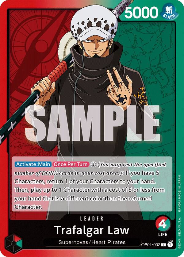 Trafalgar Law (002) L Romance Dawn OP01-002 NM